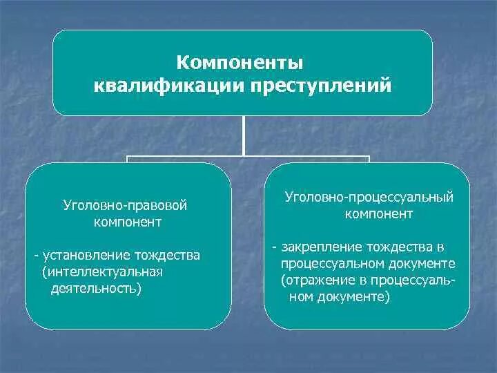 Уголовно процессуальные элементы. Компоненты квалификации преступлений. Понятие квалификации преступлений. Основные компоненты квалификации преступлений. Понятие преступления. Квалификация преступлений.