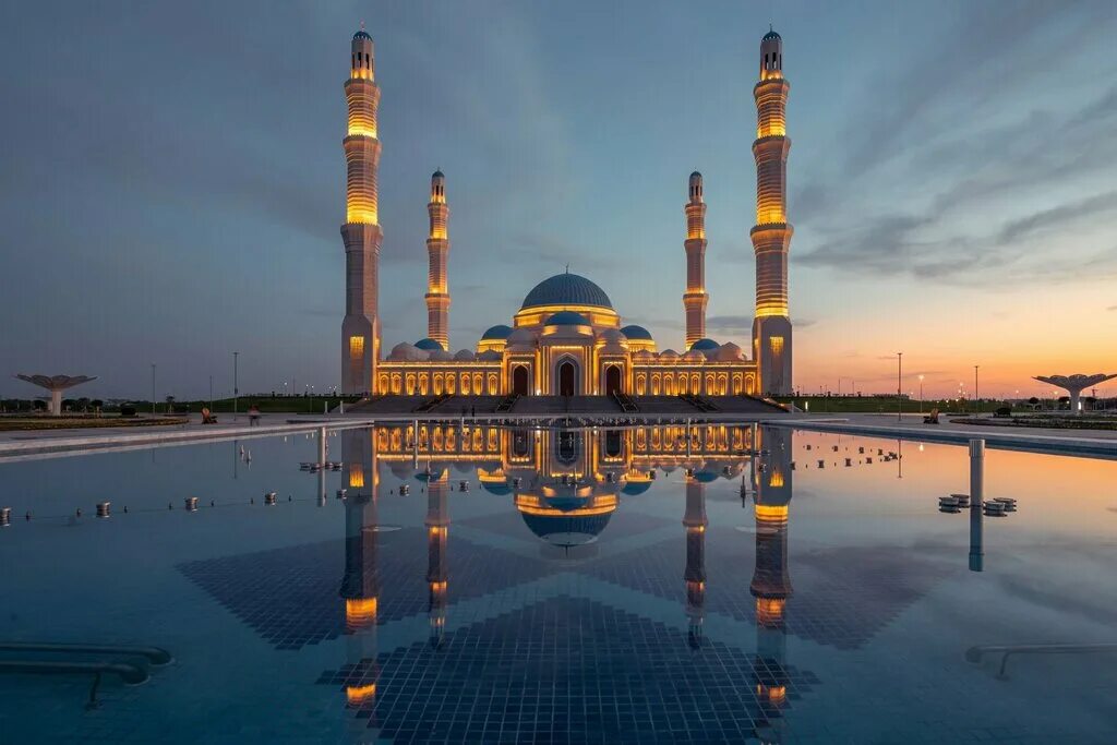 Астана самая большая мечеть. Новая мечеть в Астане.