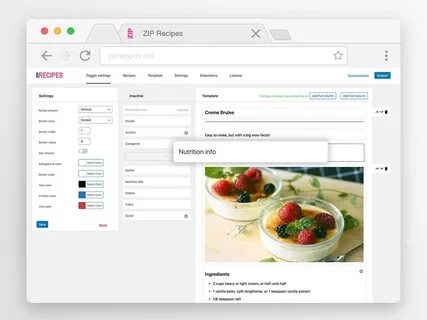 Recipes html