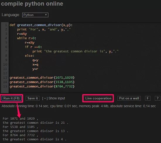 Edit python