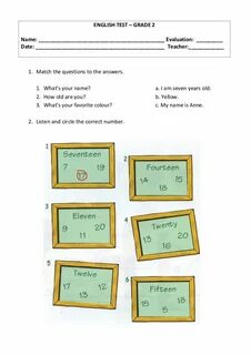 7 grade test 2