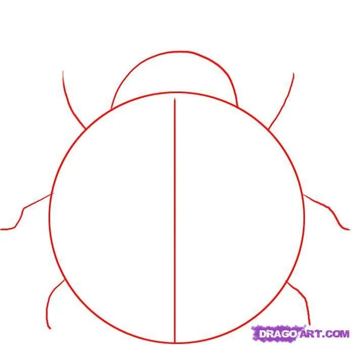 Пошаговое рисование Божьей коровки. Божья коровка рисунок для детей карандашом. Божья коровка шаблон для рисования. Божья коровка контур без точек. Как рисовать коровку