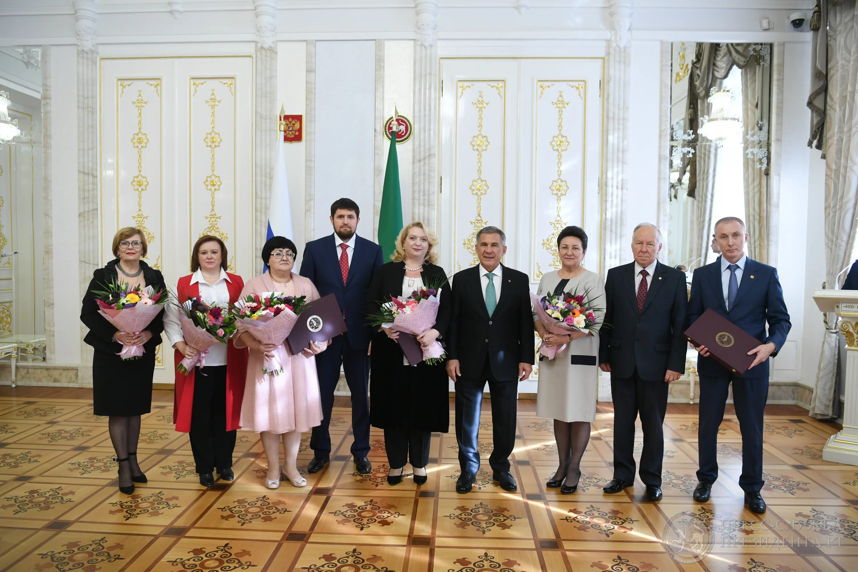 Премия президента РТ. Награждение в Кремле Татарстан РТ. Награждения у президента Татарстана. Встречи президента РТ.