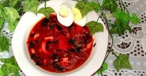 Борщ с крапивой