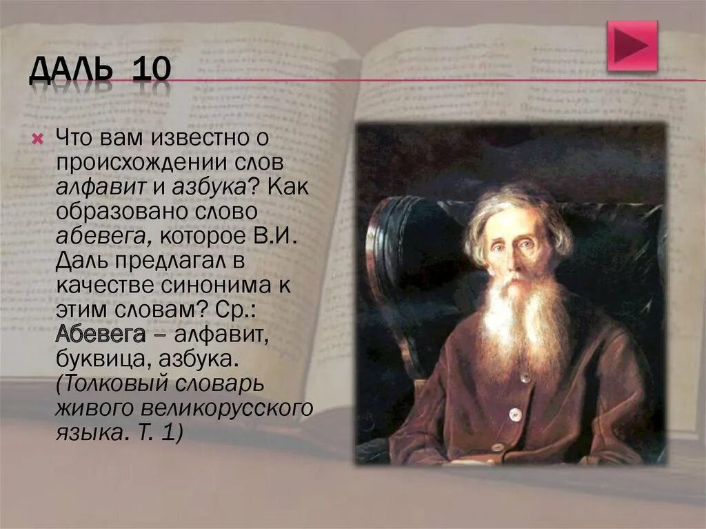 От какого слова произошло слово известный. Азбука Даля. Что вам известно о происхождении. Как образовалось слово Азбука. Как образовалось слово алфавит.