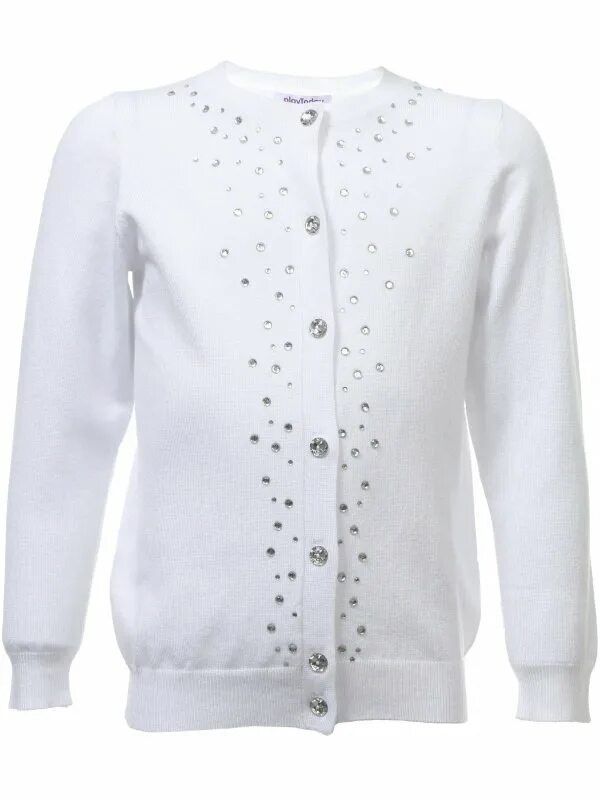 белый кардиган пуговицы