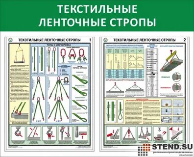Эксплуатация текстильных стропов