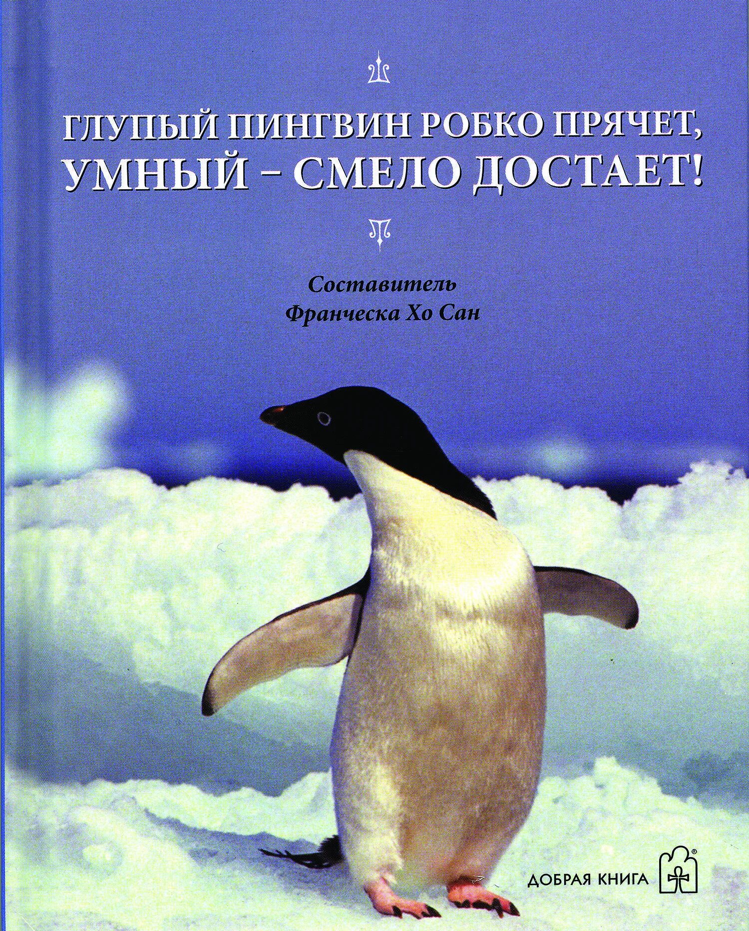 Глупый прячет тело жирное. Глупый Пингвин робко прячет. Глупый Пингвин робко прячет умный смело достает. Книги о пингвинах. Глупый Пингвин.