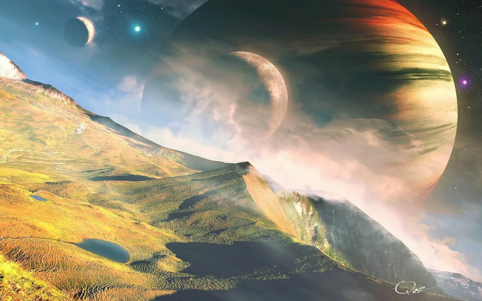 Landscape planets