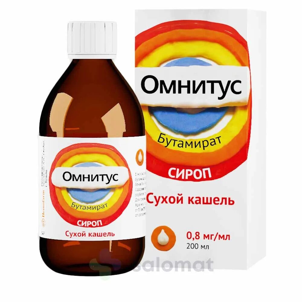 Сироп от сухого кашля левопронт. Омнитус сироп от сухого кашля. омнитус бутамират сироп. гомеопатические препараты омнитус.