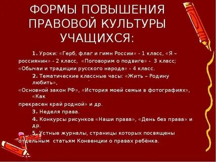 Урок правовой культуры
