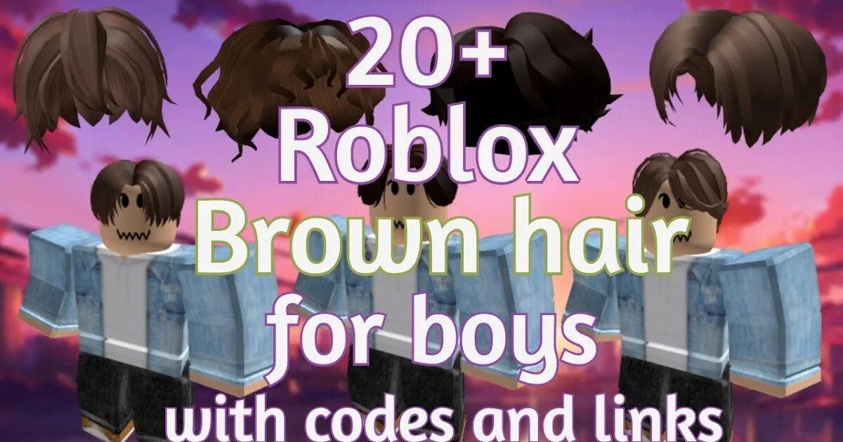 Как совместить волосы в роблокс. Brown hair Roblox. Roblox волосы boy. Волосы РОБЛОКС для мальчиков. Roblox hair codes.