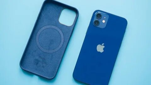 Iphone 12 pro синий чехол