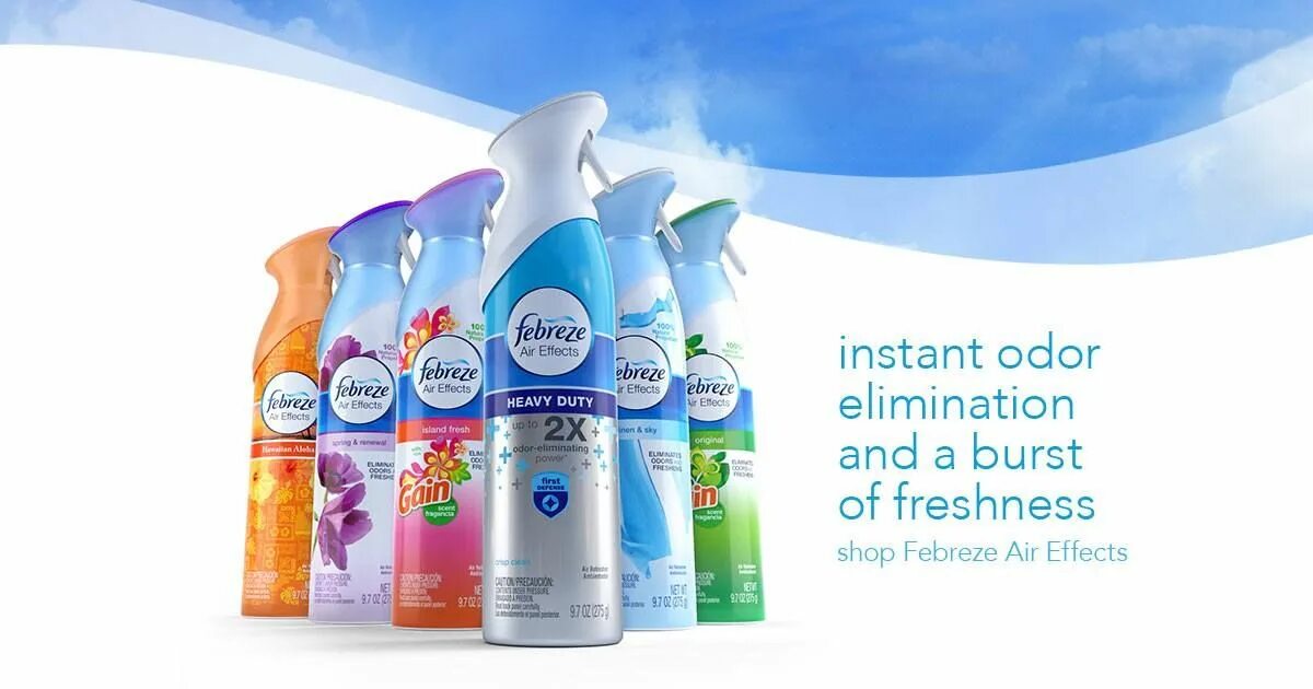 Реклама Febreze. Одор Эйр. Febreze p&g. Освежитель воздуха коол. Air effect