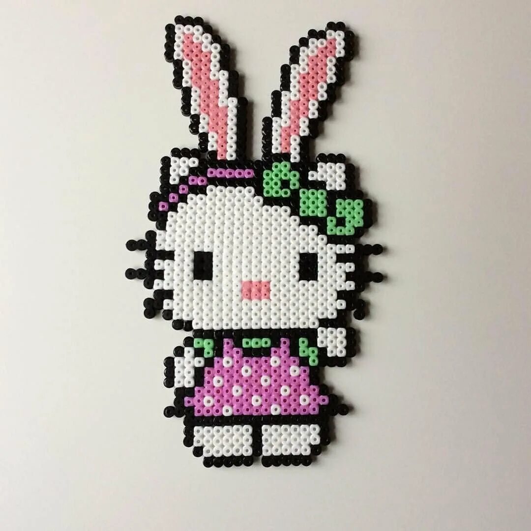 Как сплести hello kitty из бисера