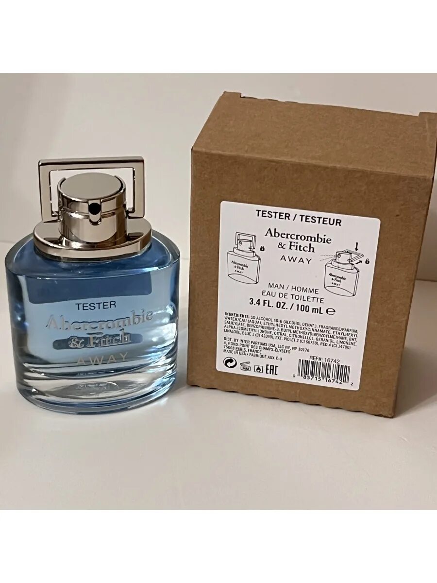 Abercrombie fitch away отзывы. Abercrombie and Fitch тестер 100 мл. Abercrombie Fitch away. Abercrombie & Fitch away man EDP 100 ml Tester. Abercrombie & Fitch authentic moment men EDT 100 ml Tester.