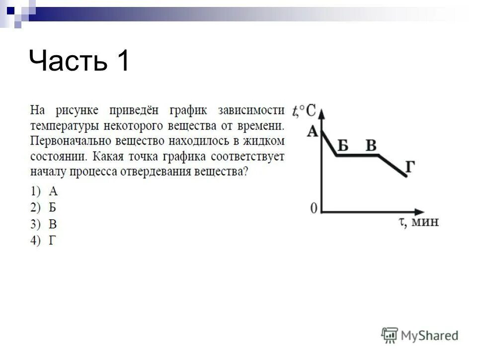 На рисунке приведены графики зависимости температуры от времени для двух жидких 