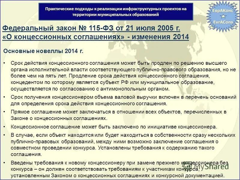 Попадает под действие федерального закона. 115 Федеральный закон. ФЗ О концессионных соглашениях. Сроки концессионного соглашения. 115 ФЗ О концессионных соглашениях основное.