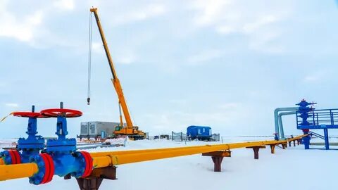 Куст газовых скважин