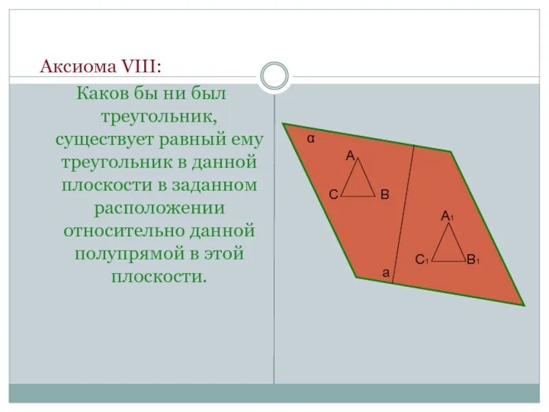 Существует треугольник который не является параллелограммом. Каков бы ни был треугольник. аксиома треугольника. аксиомы планиметрии и стереометрии. аксиома треугольника, равному данному.