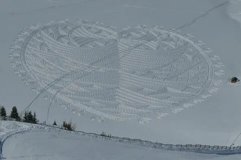 Узоры на снегу