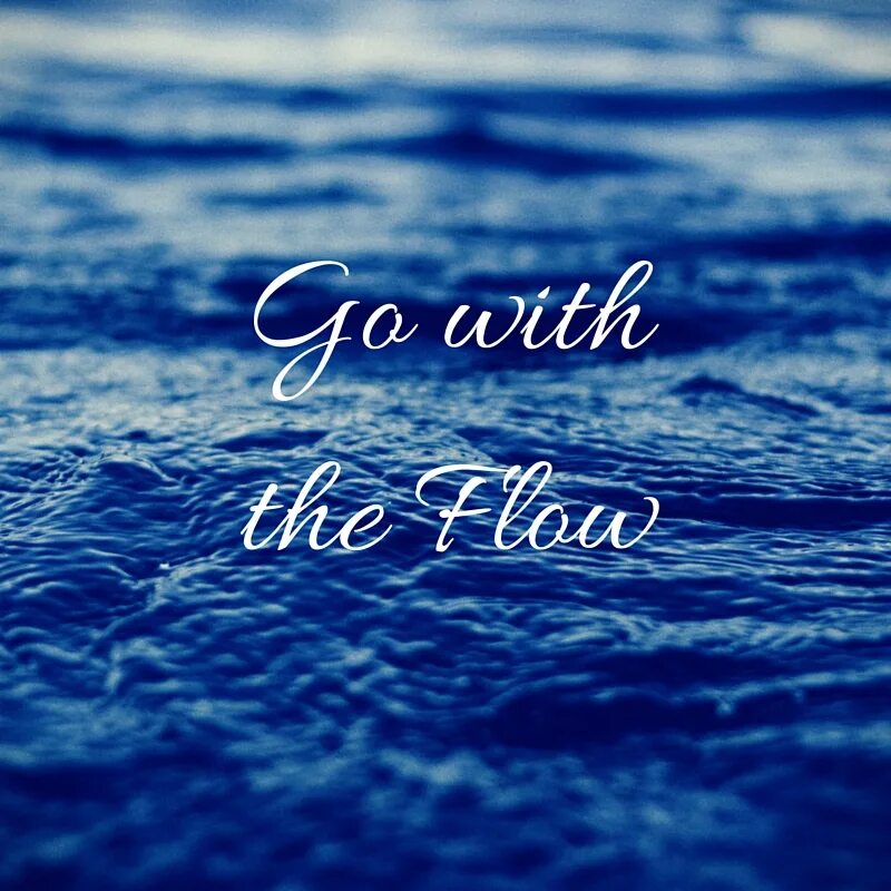 Go with the flow. Flow. Flow go. To go with the Flow. Queens of the Stone go with the Flow.