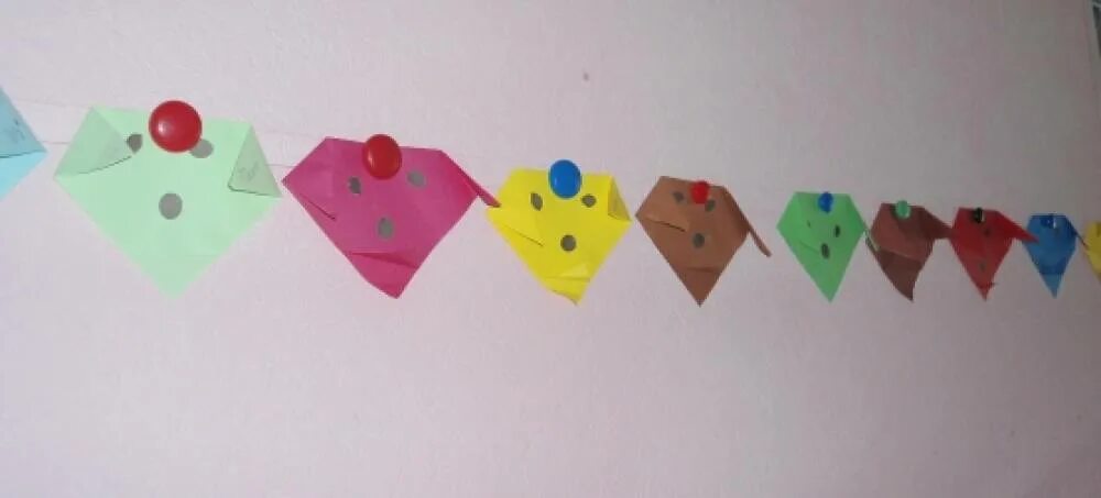 Оригами младшая группа
