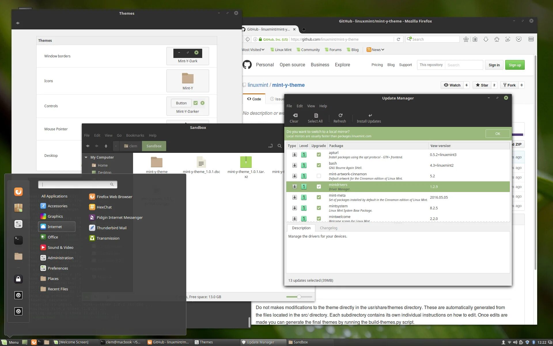 Linux mint репозитории. Темы linux mint. linux mint final. тема dark mint. линукс минт cinnamon темы mint x mint y.