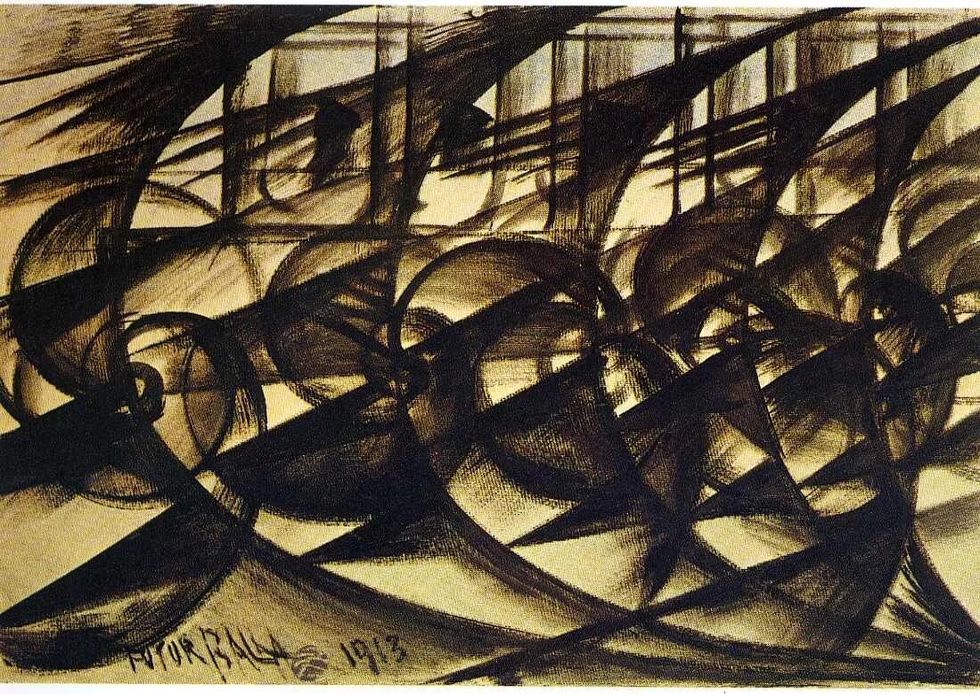 Футуризм движение. Джакомо балла (1871-1958). «динамизм собаки на поводке». джакомо балла картины. джакомо балла футурист. живопись футуризм джакомо балла.