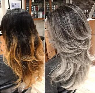 сложное окрашивание волос фото до и после