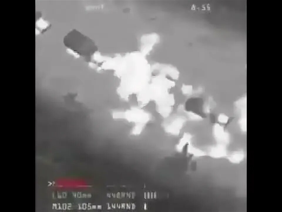 Видео атаки на колонну