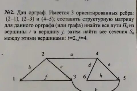 Задача ребром