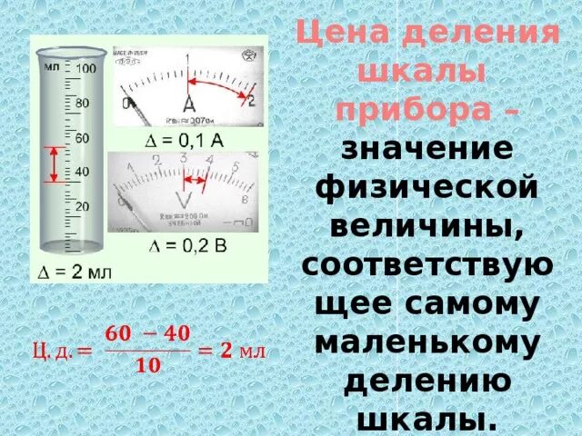 Шкала измерительного прибора. Приборы со шкалой деления. Измерение деления шкалы прибора. Шкала прибора физика. Величина деления шкалы