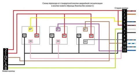 Схема аварийной кнопки