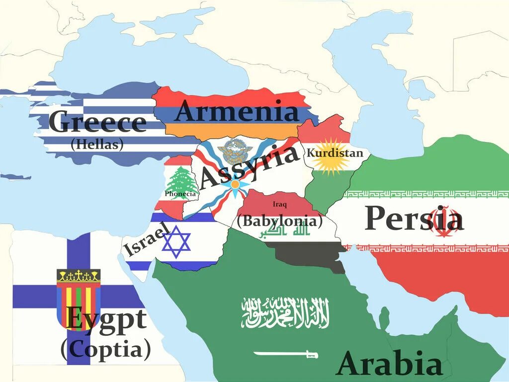 Карта Армении в будущем
