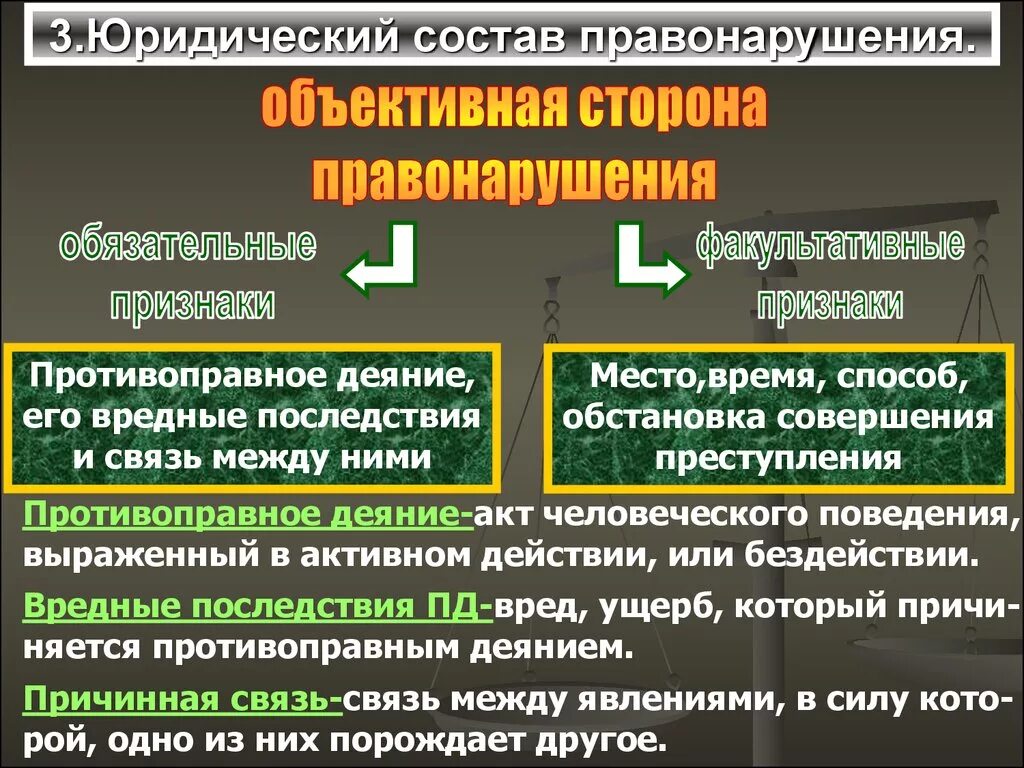 Изменение обстановки в уголовном