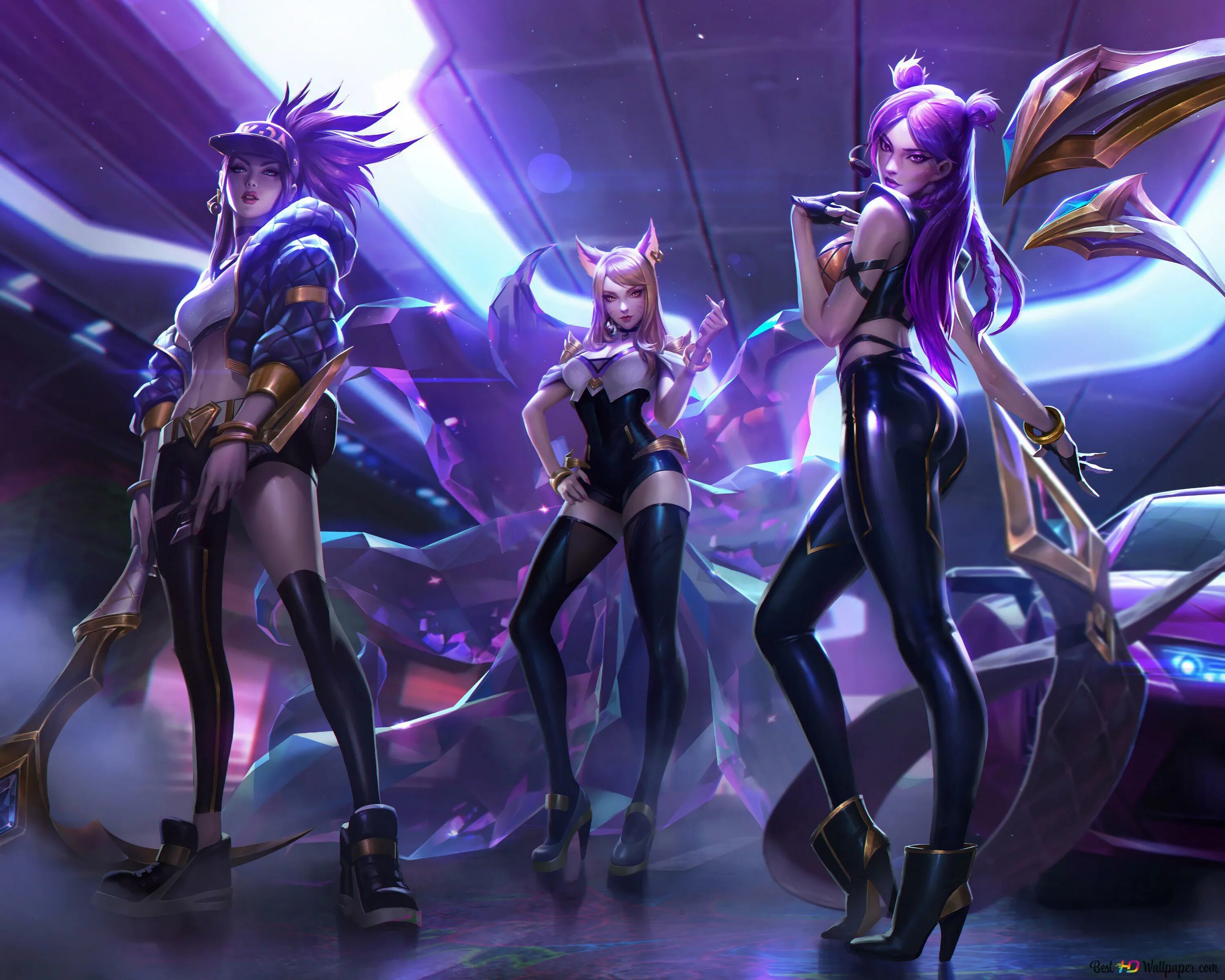 Группа KDA League of Legends. КДА Попстарс. KDA участницы. KDA Pop Star группа.