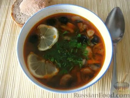 Рецепт самой вкусной грибной солянки