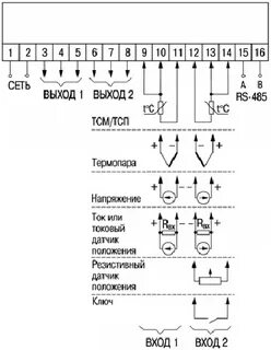 Схема подключения датчика овен