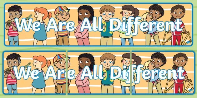 We are different. We are all different. We are different урок английского языка. We are together картинка. We are the way out