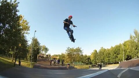 Видео трюкового самоката