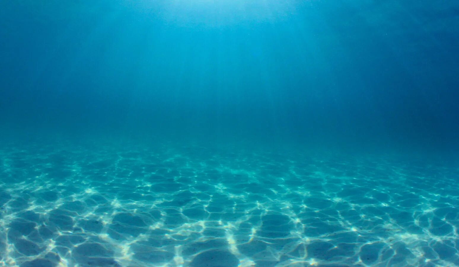 Верхние толщи воды. Подводный фон. Море внутри. Нейтральный подводный фон. Океан горизонтально.