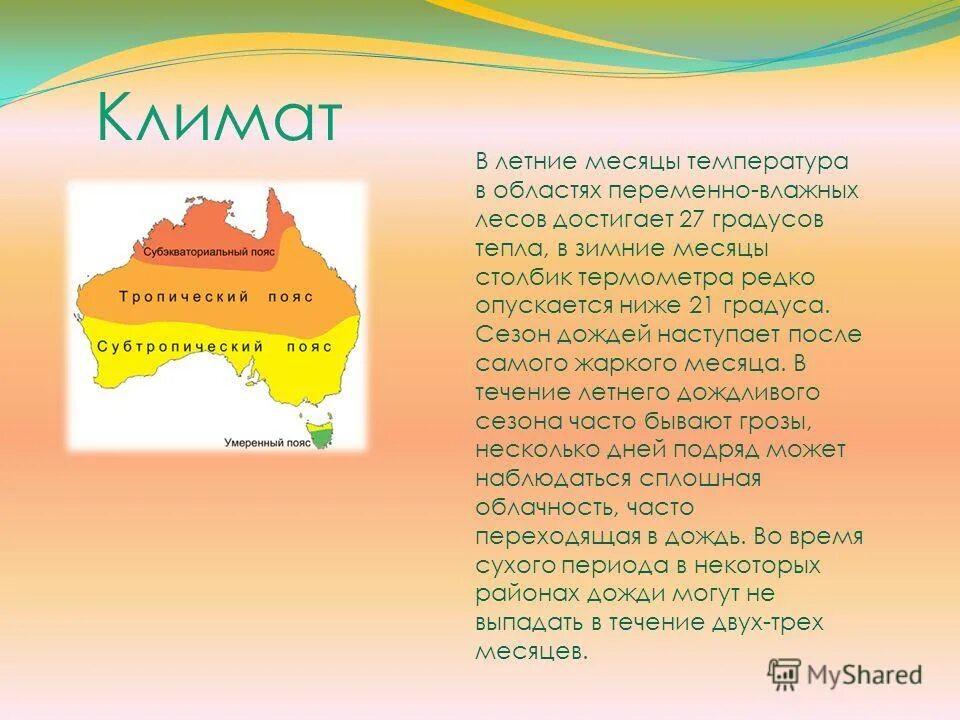 Географическое положение влажных лесов в австралии. Географическое положение влажных лесов в австралии