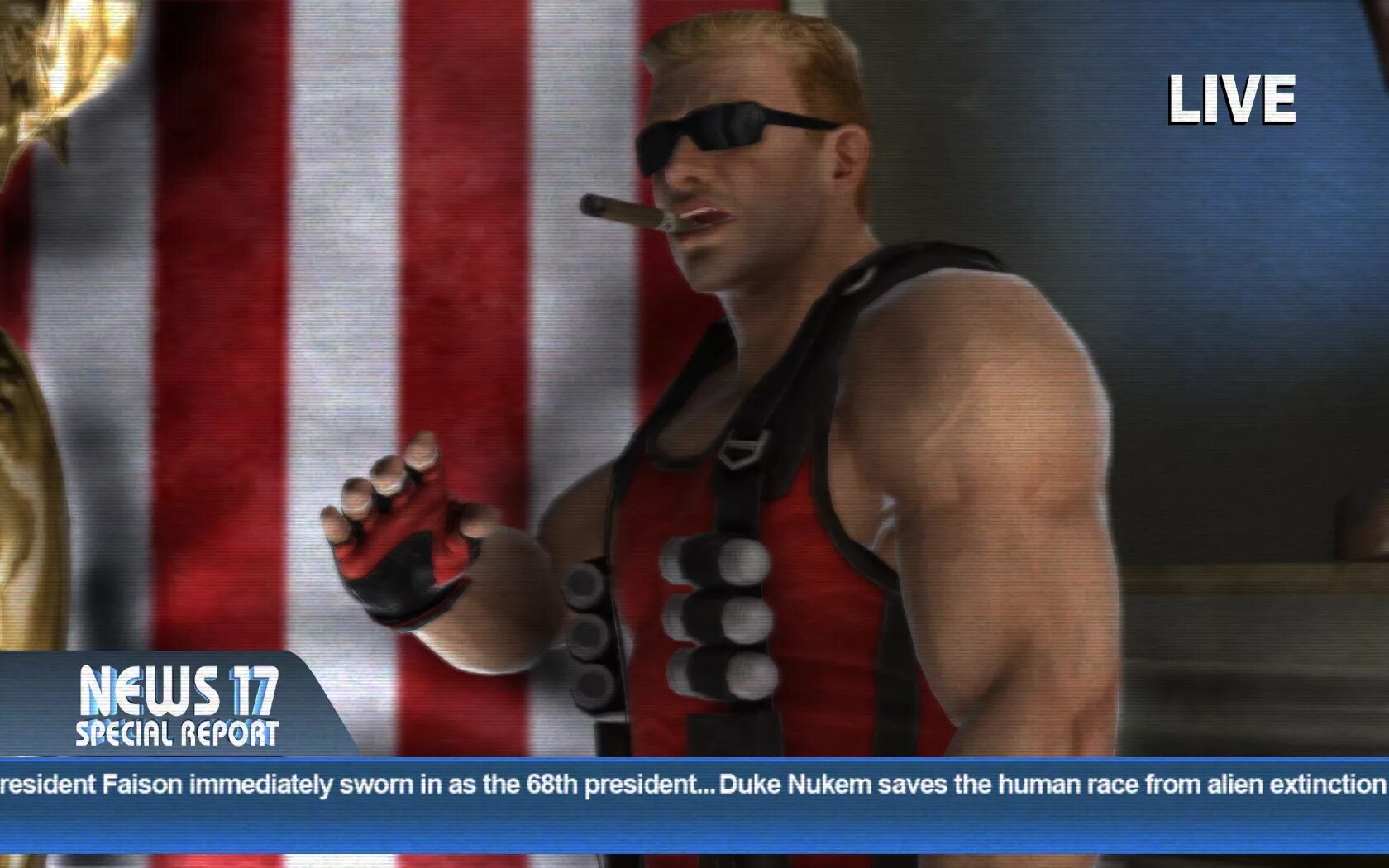 Duke end. Дюк нюкем президент. hail to the king duke nukem. дюк нюкем форевер президент. дюк нюкем на карибах.
