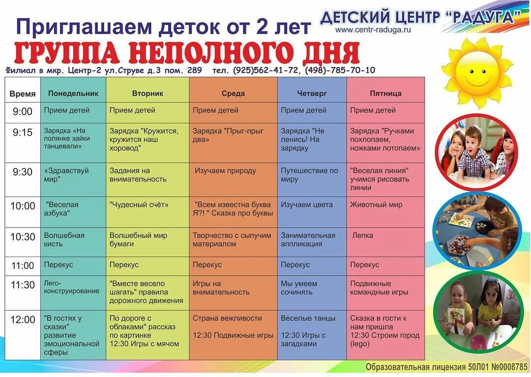 Перечень детских занятий. Расписание детского центра. план занятий для детей от года до двух лет. расписание занятий детских центров. расписание занятий в детском центре.