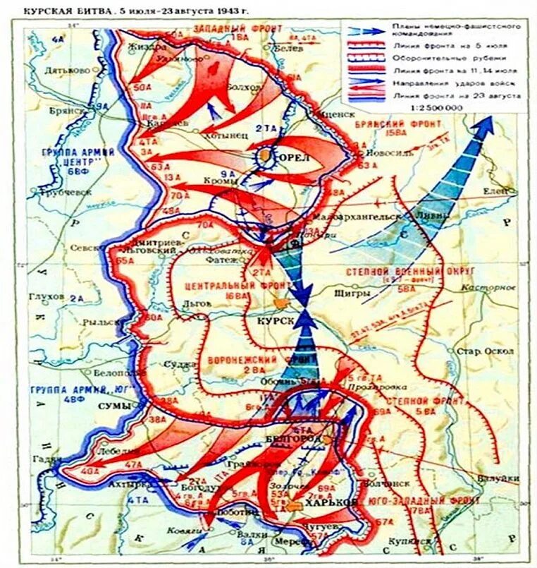 Схемы великих сражений. Карта битва на Курской дуге 1943. Карта Курской дуги 1943 года. Карта Курская битва 1943 год. Карта Курская дуга 1943 год.