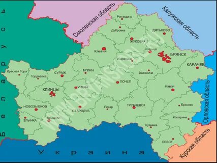 Брянск что на границе с украиной