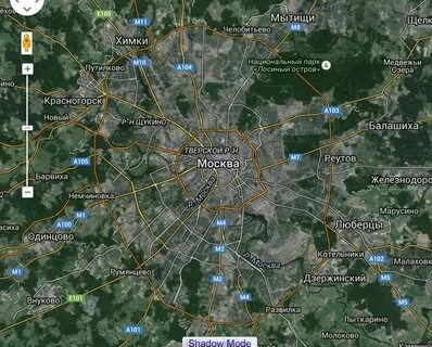 Спутниковая карта московской