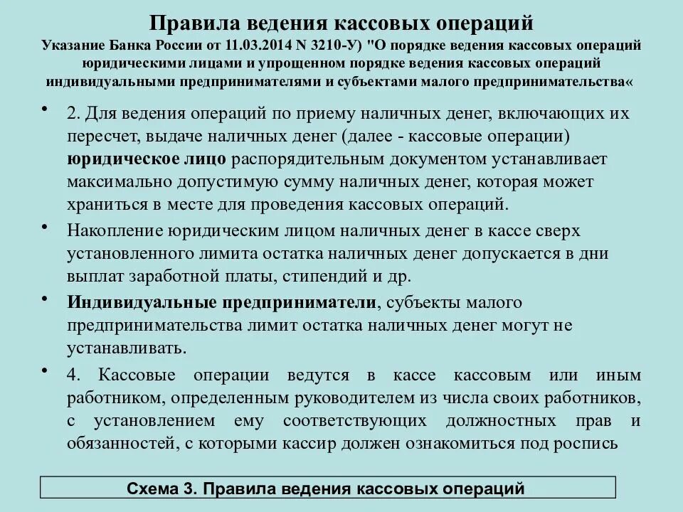 Операции с денежной наличностью. Основные правила проведения кассовых операций. Порядок ведения кассовых операций в организации. 2.3 Порядок ведения кассовых операций в гостинице. Правила введения классовых операций.