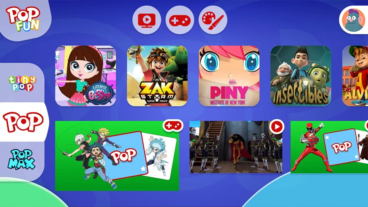 Pop to play. Телеканал pop. tiny pop. pop (телеканал, великобритания). tiny pop logo.